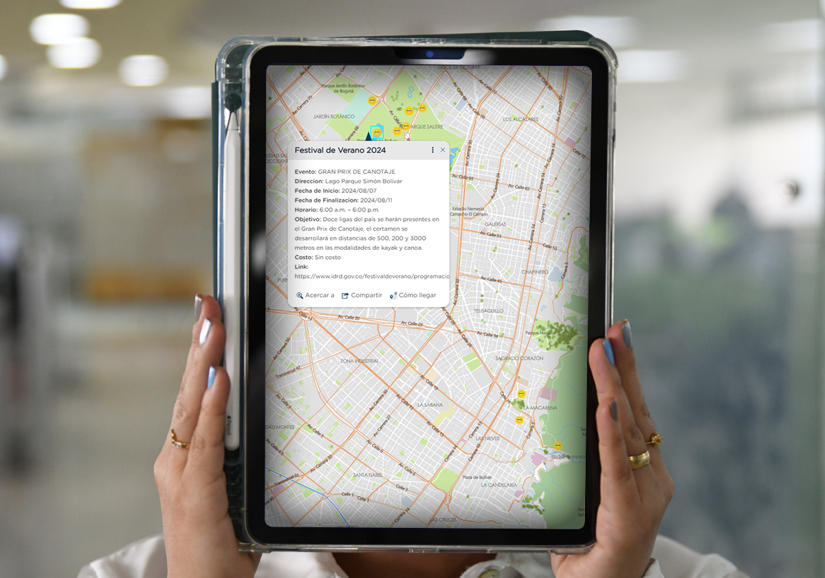 Mapa Festival de Verano 2024