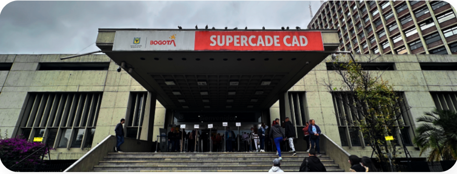 Entrada del super cade CAD